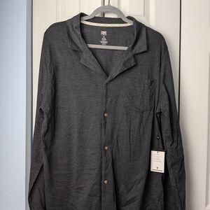 Frye Charcoal Button-Up Shirt